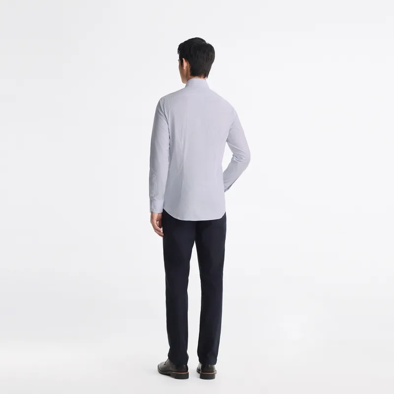 Tommy Hilfiger Shirt Men's Blue White Stripes-2