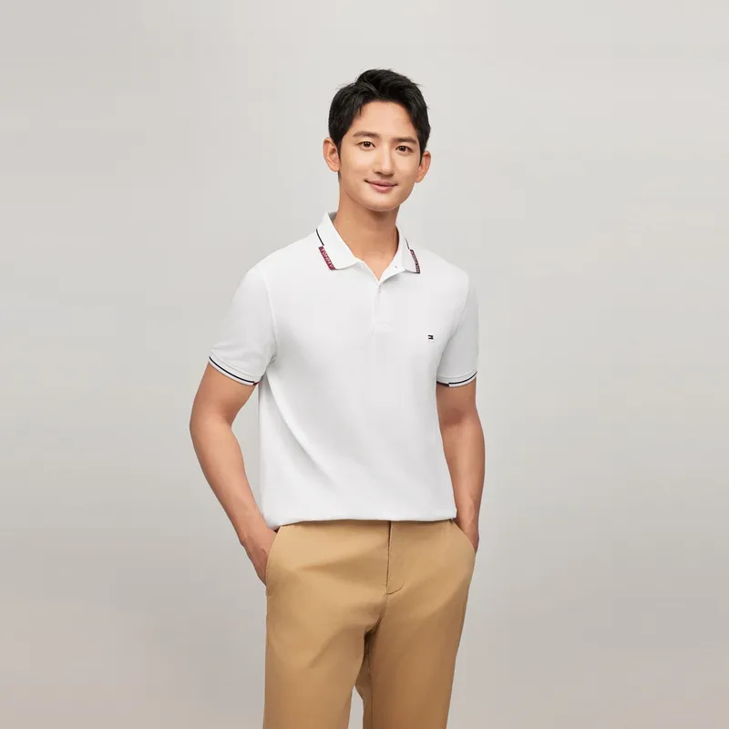 Tommy Hilfiger Polo Shirt Men's White-2