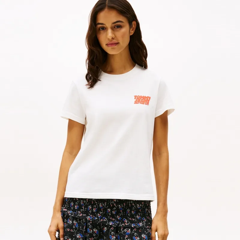 Tommy Hilfiger T Shirt Women's White YBL-2