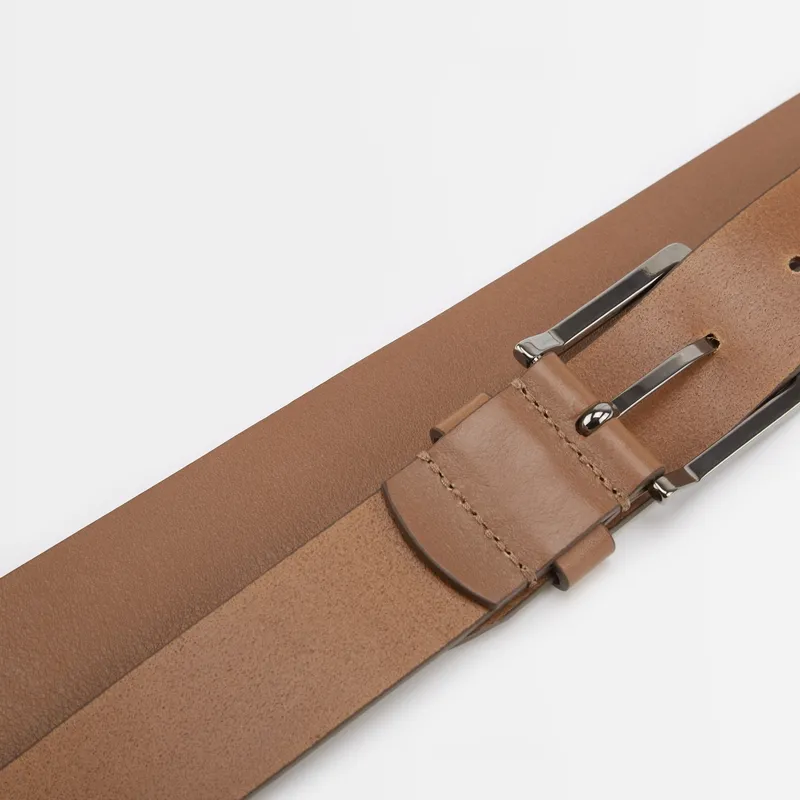 Tommy Hilfiger Cow Leather Belts Men's Brown 3.5cm-3