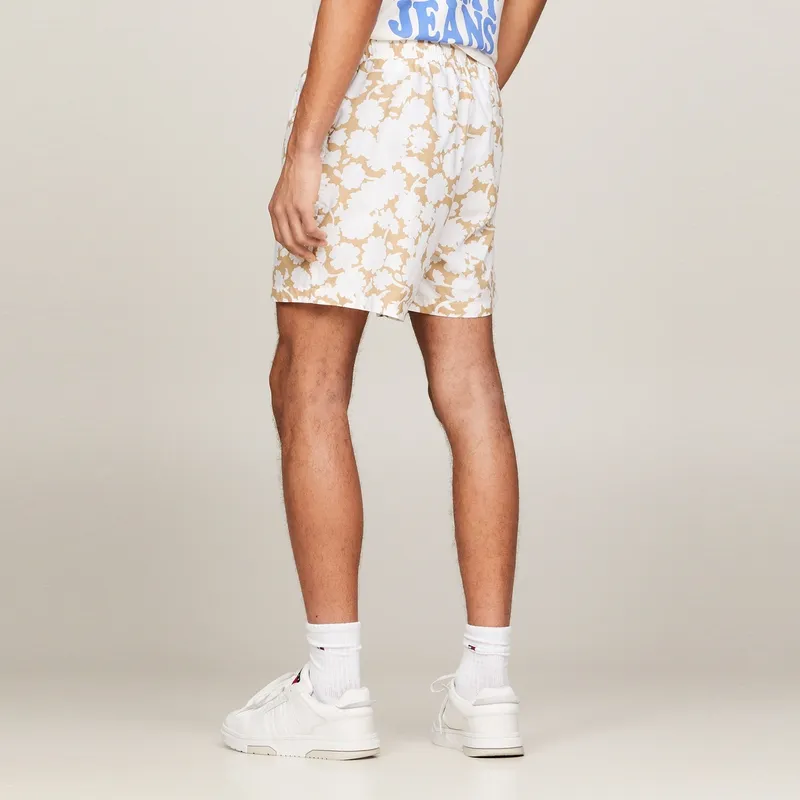 Tommy Hilfiger Casual Shorts Men's White Khaki Print-3