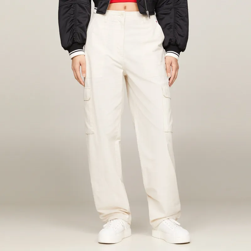 Tommy Hilfiger Casual Pants Women's Ecru-2