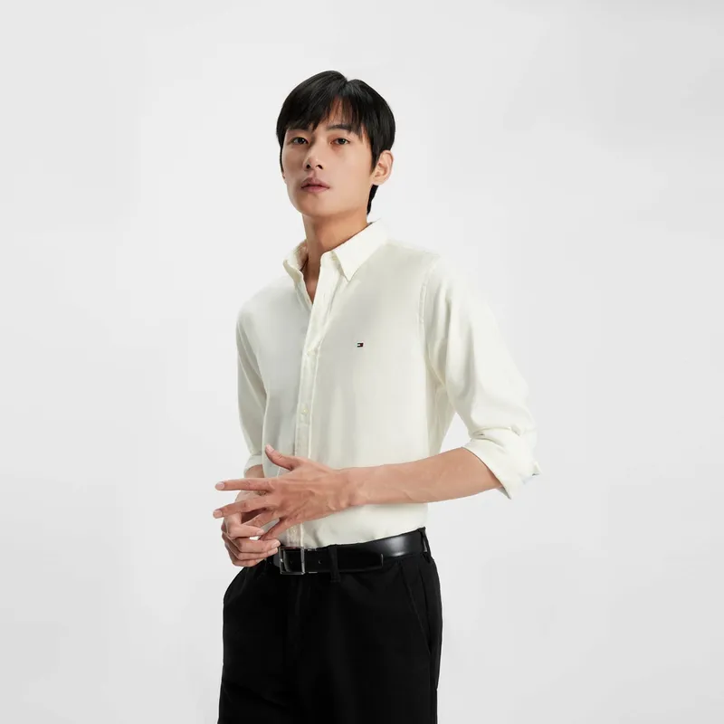 Tommy Hilfiger Casual Long Sleeved Shirt Men's-7