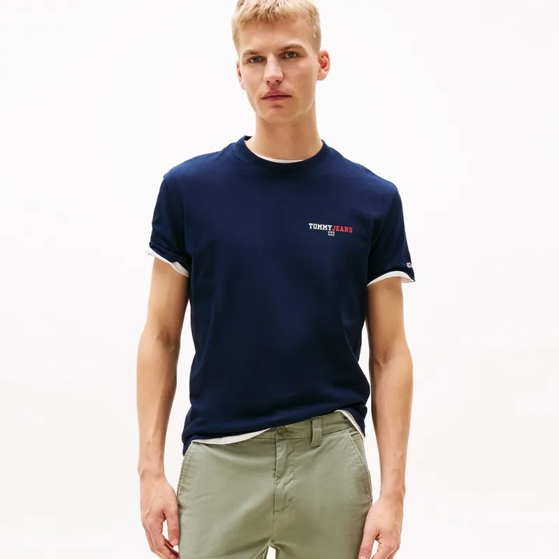 Tommy Hilfiger T Shirt Men's Navy Blue C1G-2