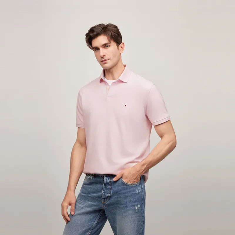 Tommy Hilfiger Logo patch Polo Shirt-12