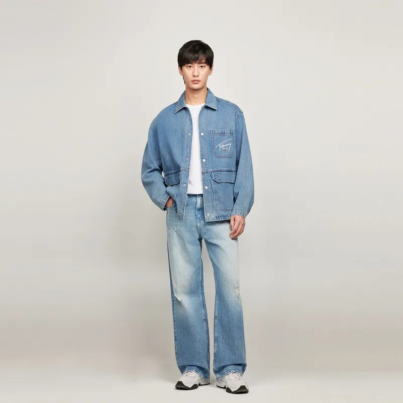 Tommy Hilfiger Denim Jacket Men's Denim Blue-4