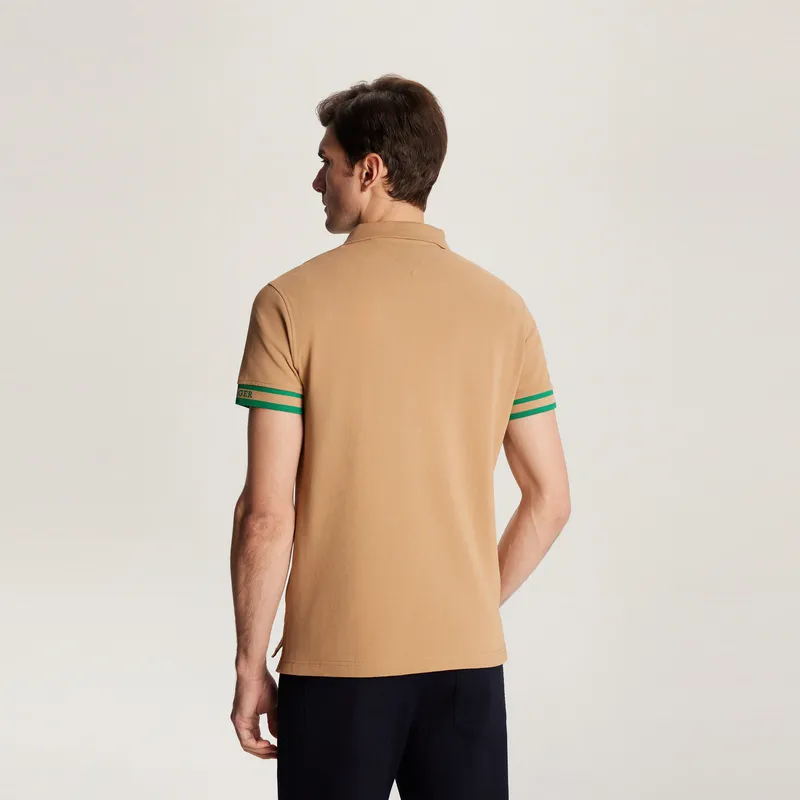 Tommy Hilfiger Polo Shirt Men's Khaki-3