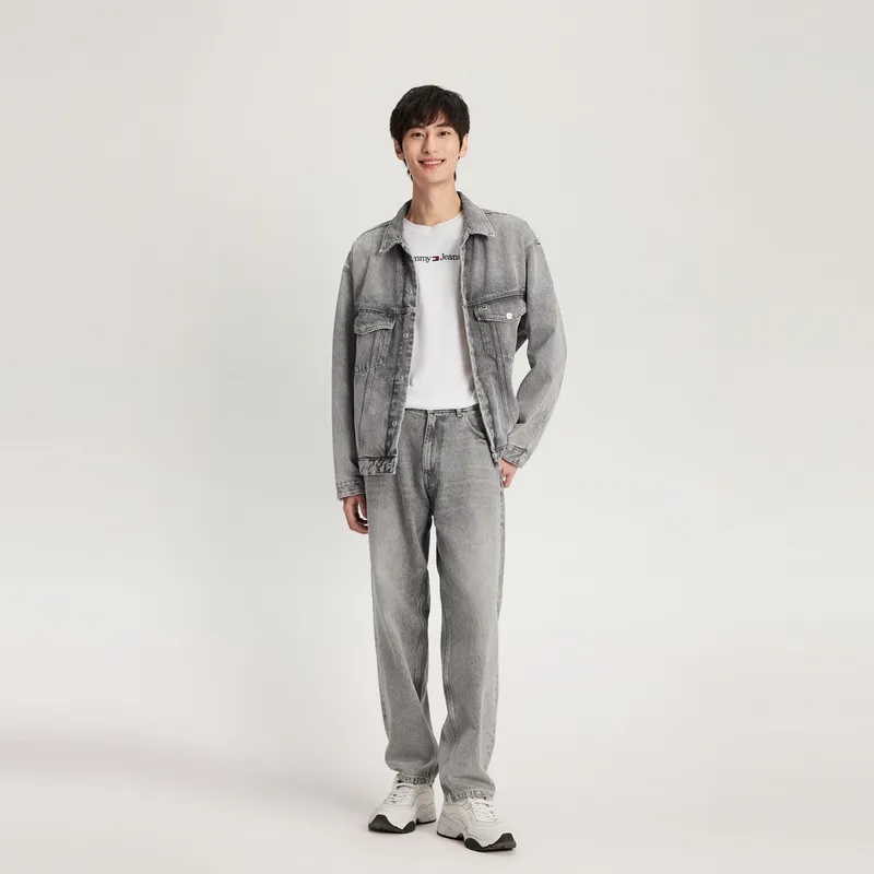 Tommy Hilfiger Denim Jacket Men's Dark Gray-4