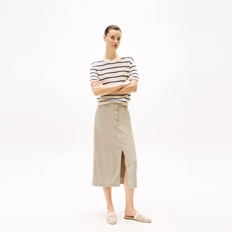 Tommy Hilfiger Casual Short Skirts Women's Khaki AEG-4