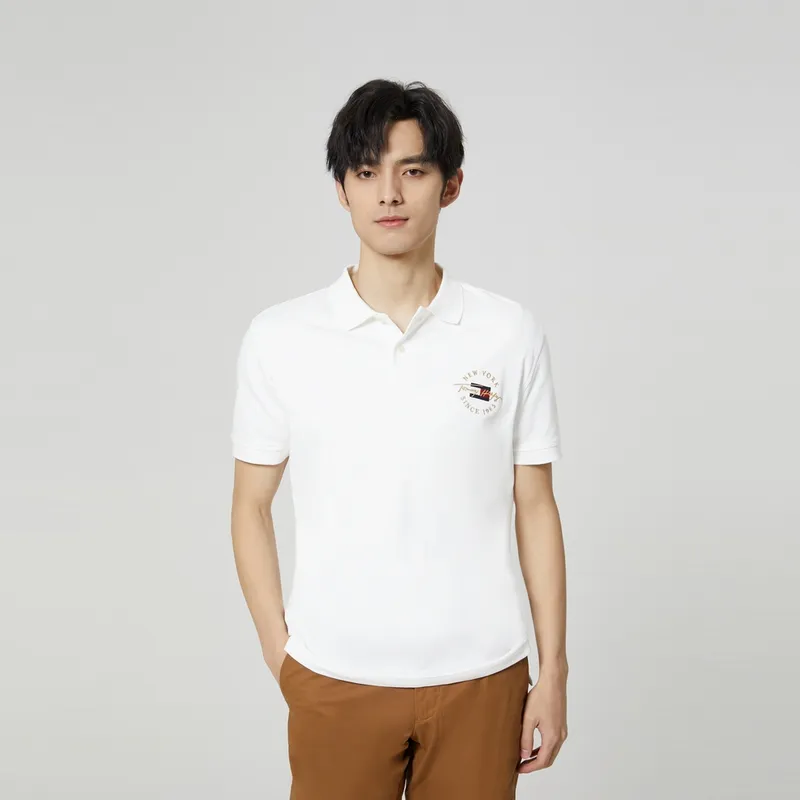 Tommy Hilfiger Polo Shirt Men's White-3