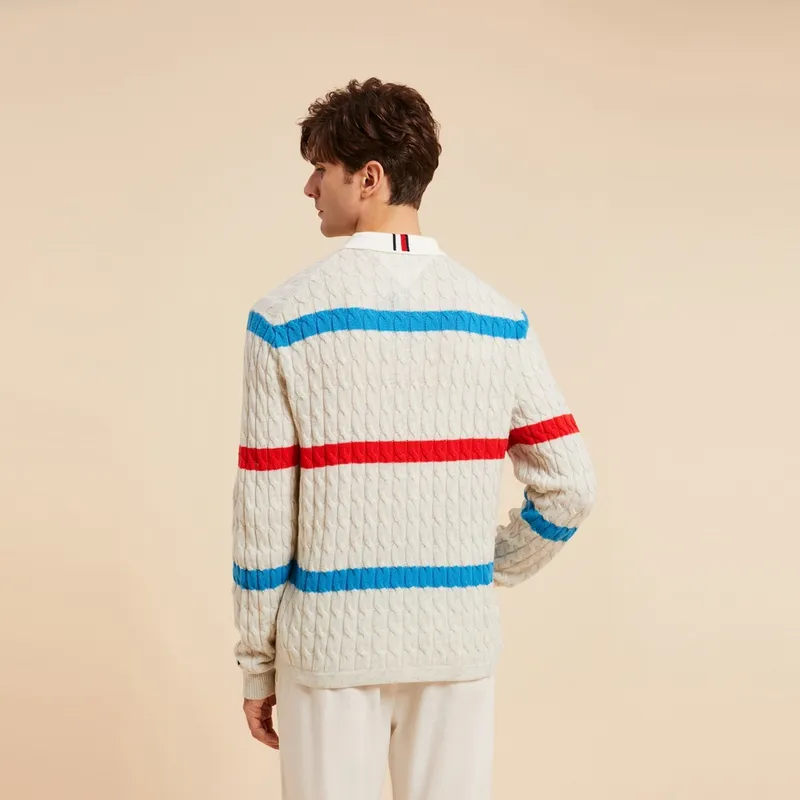 Tommy Hilfiger Knitwear Men Gray, Red, Blue, Multicolor ADK-3