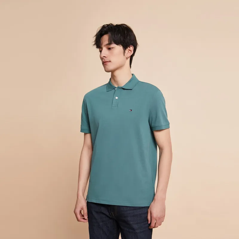 Tommy Hilfiger Polo Shirt Men's Indigo-5