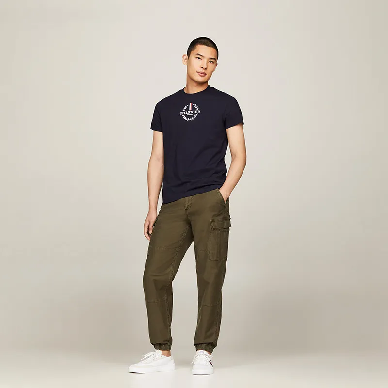 Tommy Hilfiger Archive Crest logo T shirt-9