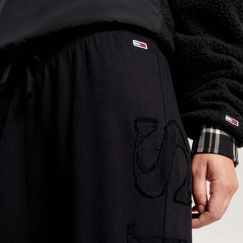 Tommy Hilfiger Knitted Sweatpants Women's Black BDS-4
