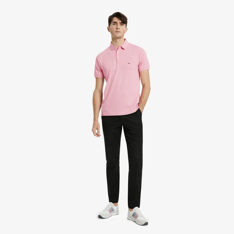 Tommy Hilfiger Logo embroidered Cotton Polo Shirt-43