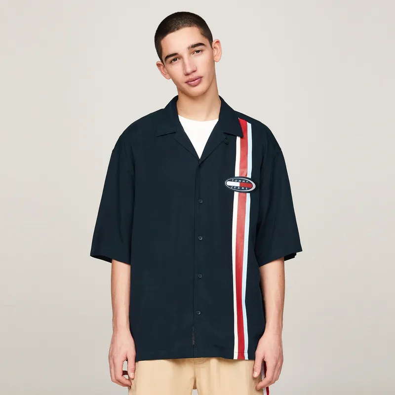 Tommy Hilfiger Shirt Men's Navy Blue-2