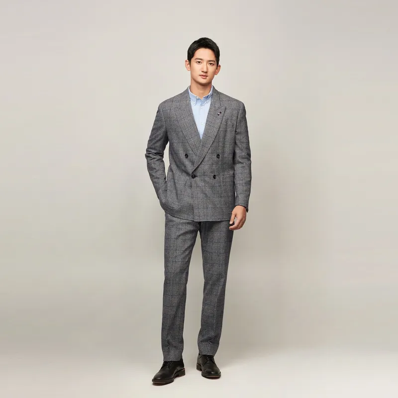 Tommy Hilfiger Suit Trouser Men's Dark Gray-4