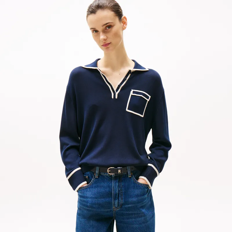 Tommy Hilfiger Knitwear Women's Navy Blue-2