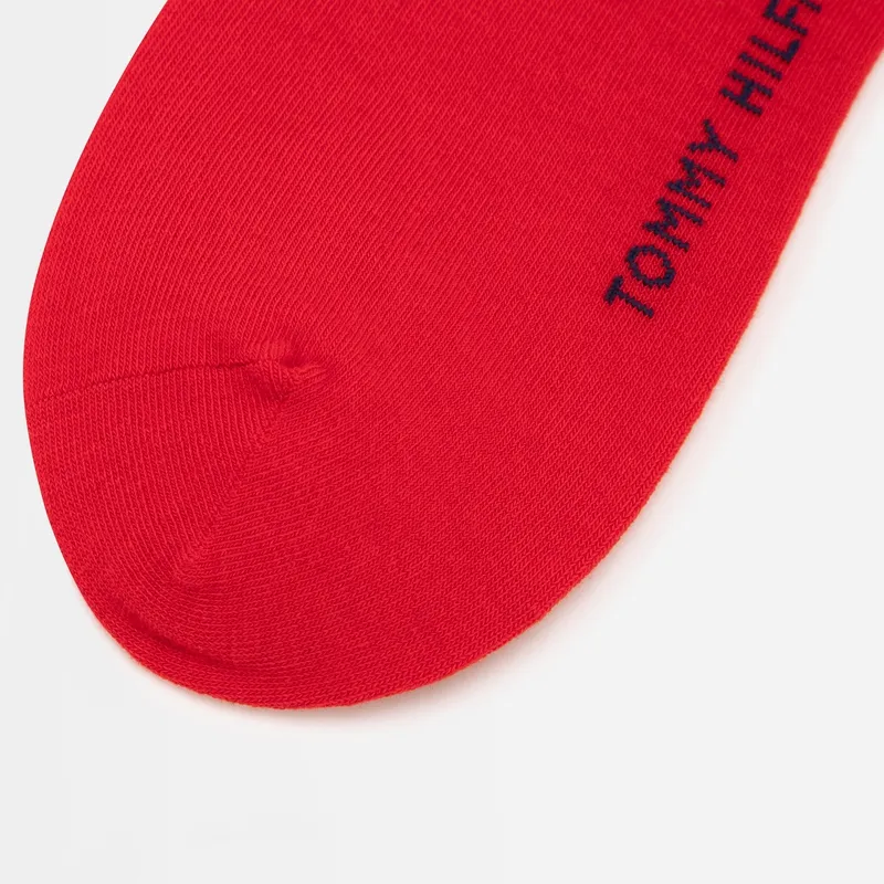 Tommy Hilfiger Mid Calf Socks Men's 1 Pack China Red-4