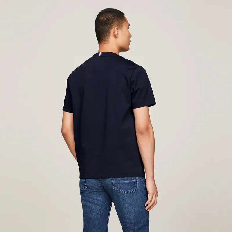 Tommy Hilfiger Logo embroidered T shirt-8