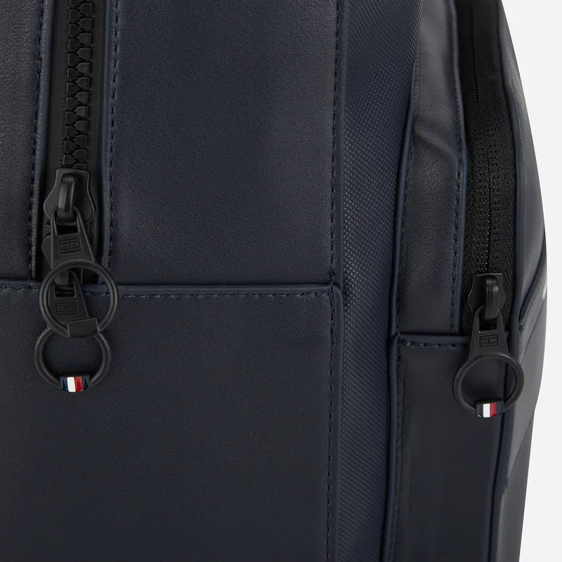 Tommy Hilfiger Artificial Leather Backpack Large Size Men's Multicolor-5