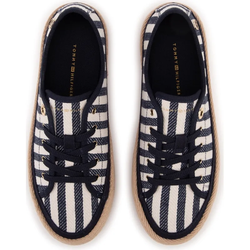 Tommy Hilfiger Striped Platform Sneakers Women's-3