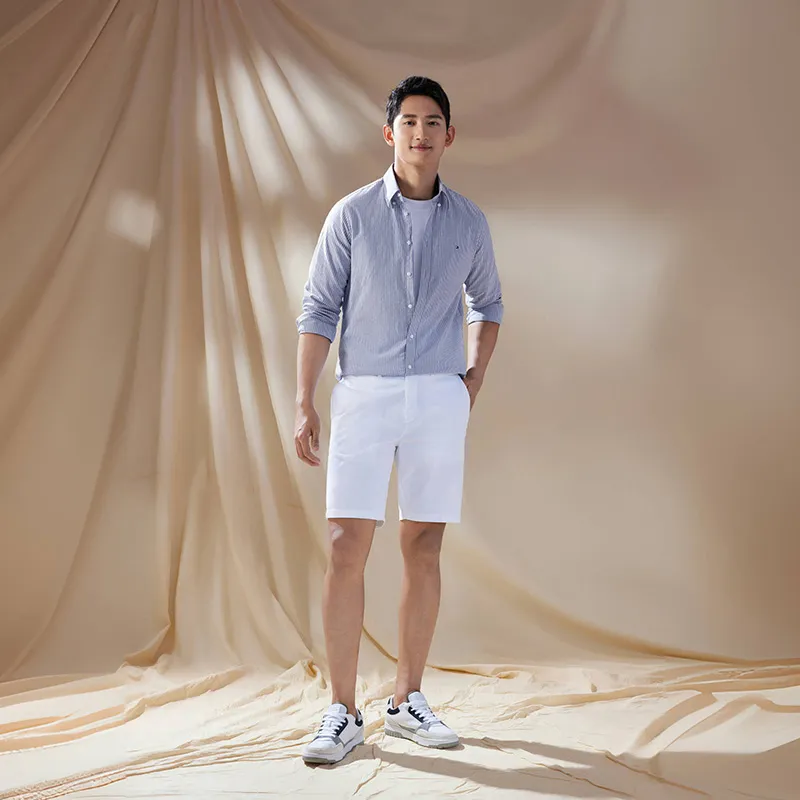 Tommy Hilfiger Casual Shorts Men's White-2