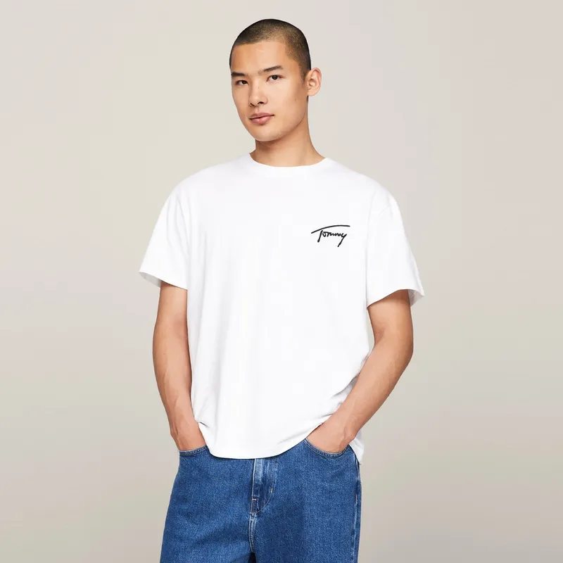 Tommy Hilfiger Logo embroidered T shirt-7