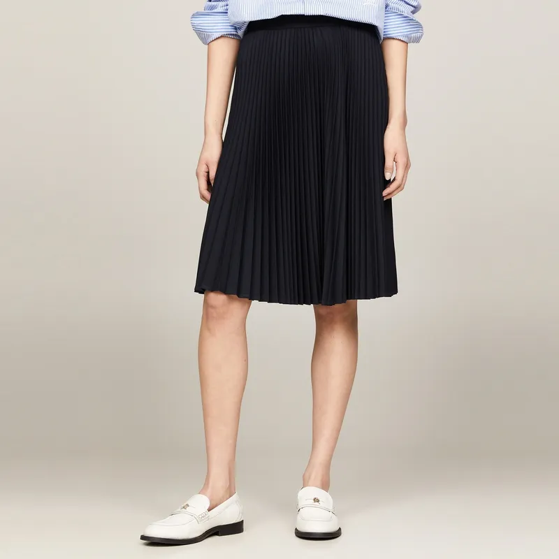 Tommy Hilfiger Casual Long Skirt Women's Navy Blue-2