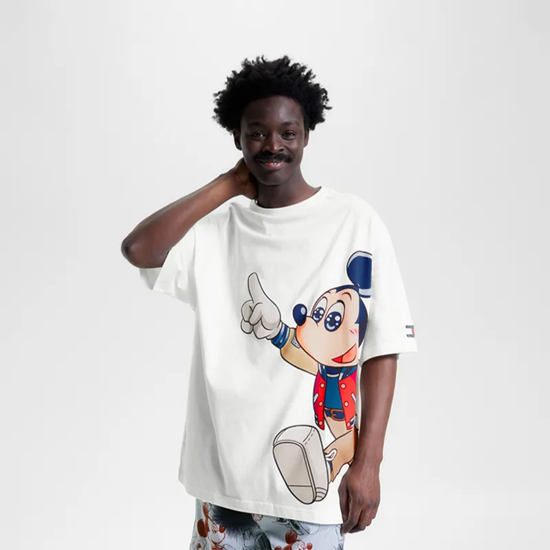 Disney X Tommy Hilfiger Tommy Hilfiger X DISNEY Co branded Series T Shirts Men White YBL-2