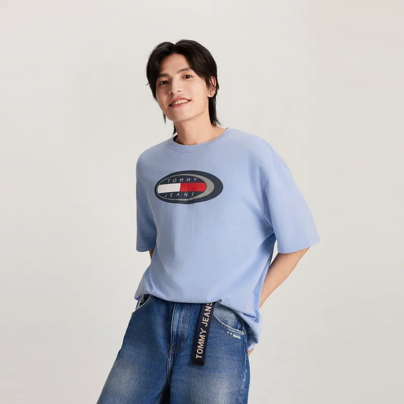 Tommy Hilfiger T Shirt Men's Light Blue-2
