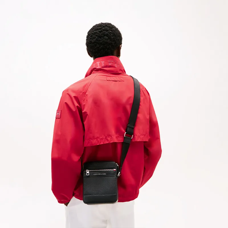 Tommy Hilfiger Textured Leather Crossbody Bag-4