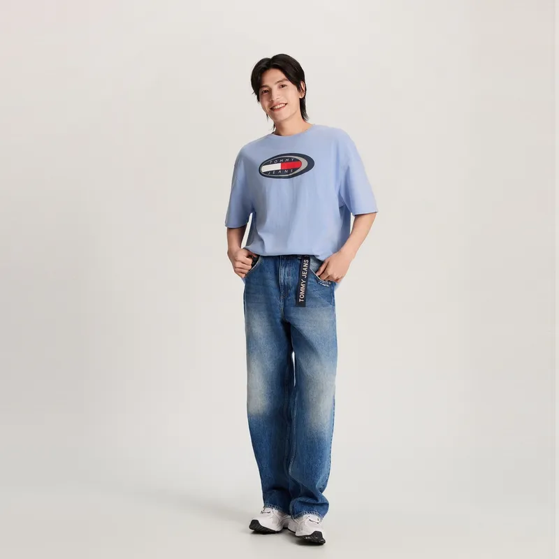 Tommy Hilfiger T Shirt Men's Light Blue-4