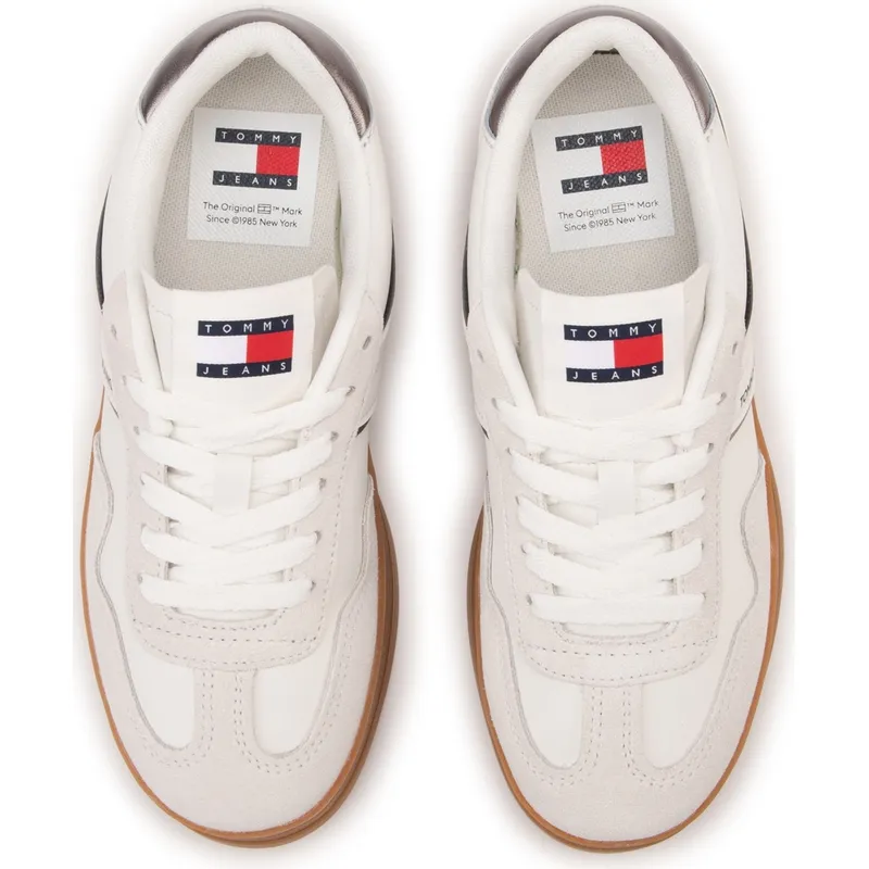 Tommy Hilfiger Low Top Casual Shoes Women's Ecru-2