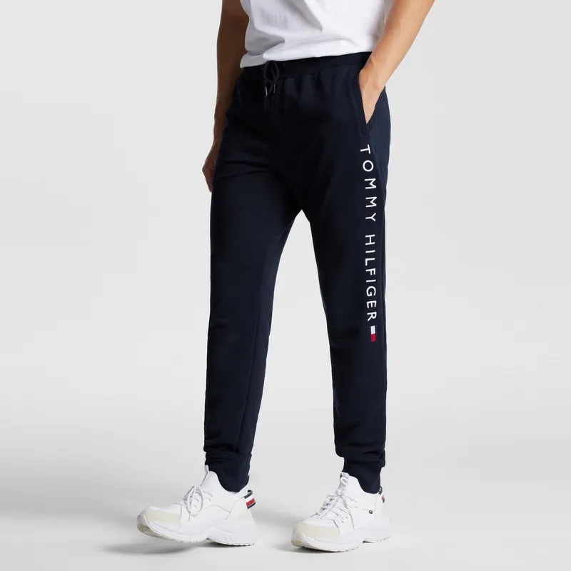 Tommy Hilfiger Knitted Sweatpants Men Navy Blue DW5-2