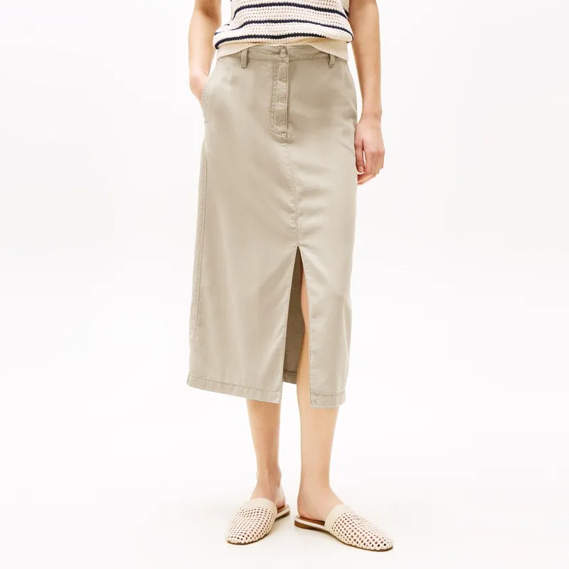 Tommy Hilfiger Casual Short Skirts Women's Khaki AEG-2