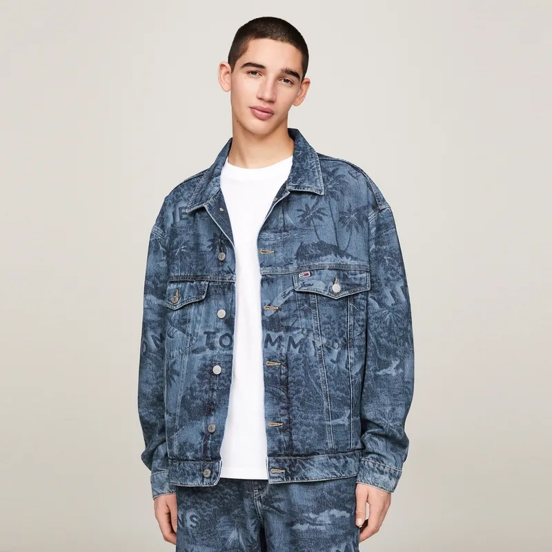 Tommy Hilfiger Denim Jacket Unisex Dark Denim Blue-2