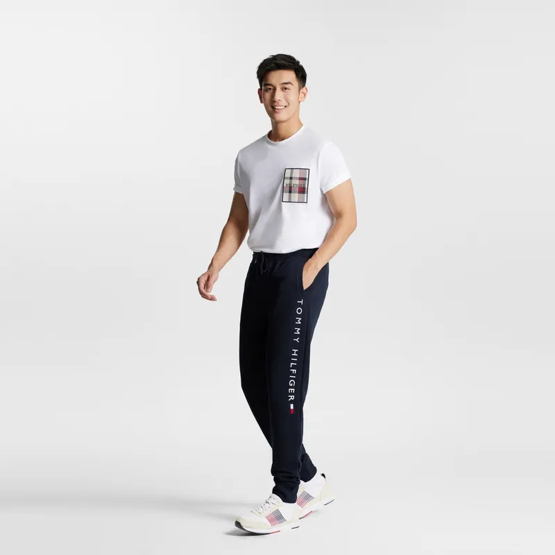 Tommy Hilfiger Knitted Sweatpants Men Navy Blue DW5-4