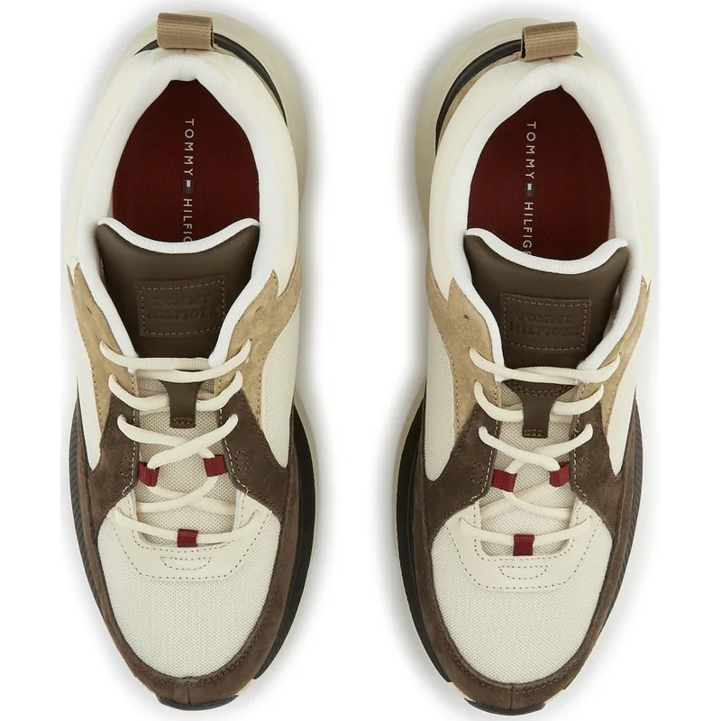Tommy Hilfiger Low Top Chunky Sneakers Men's Light Khaki-1