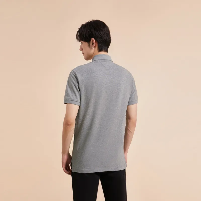 Tommy Hilfiger Polo Shirt Men's Gray-3