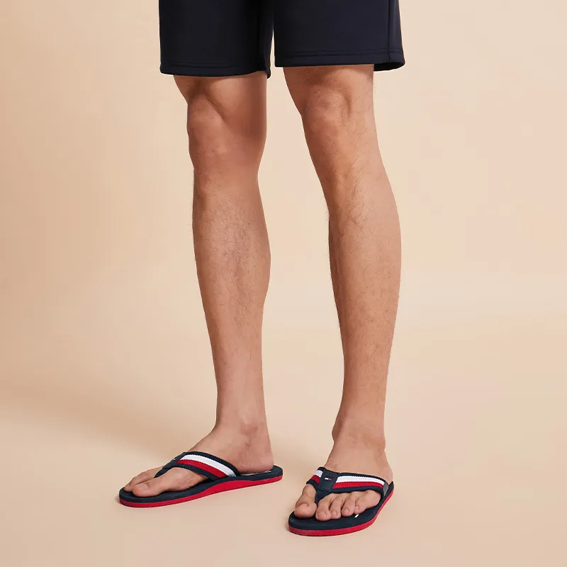 Tommy Hilfiger Stripe Detailing Beach Slides-3