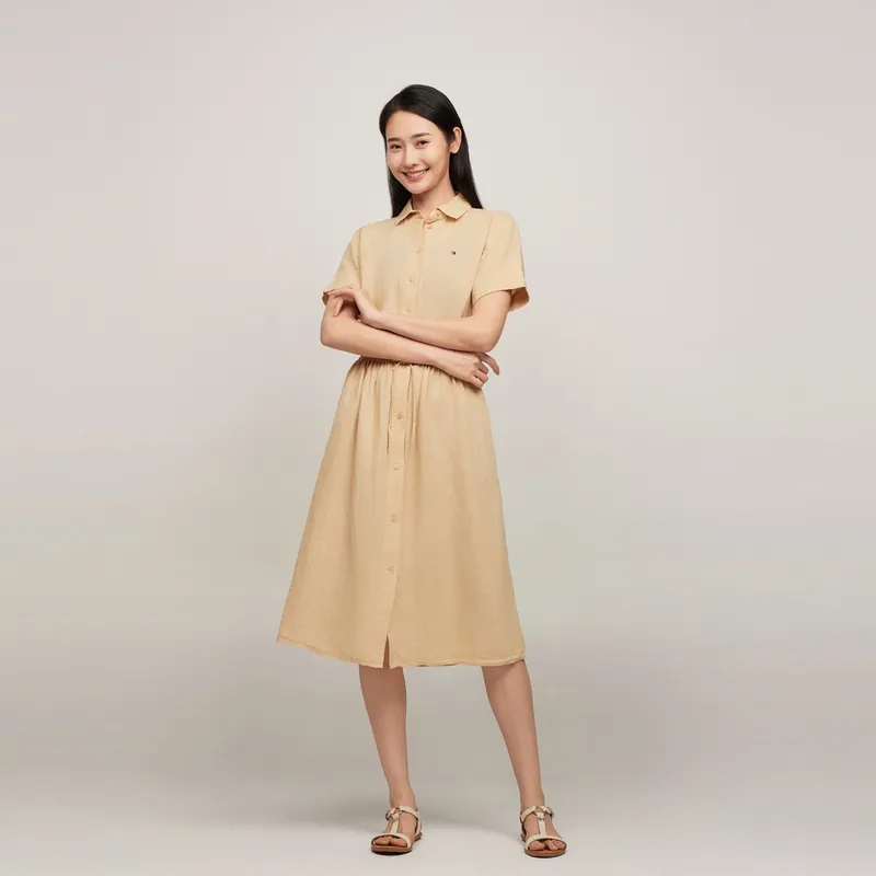 Tommy Hilfiger Short-Sleeved Dresses Women's-2