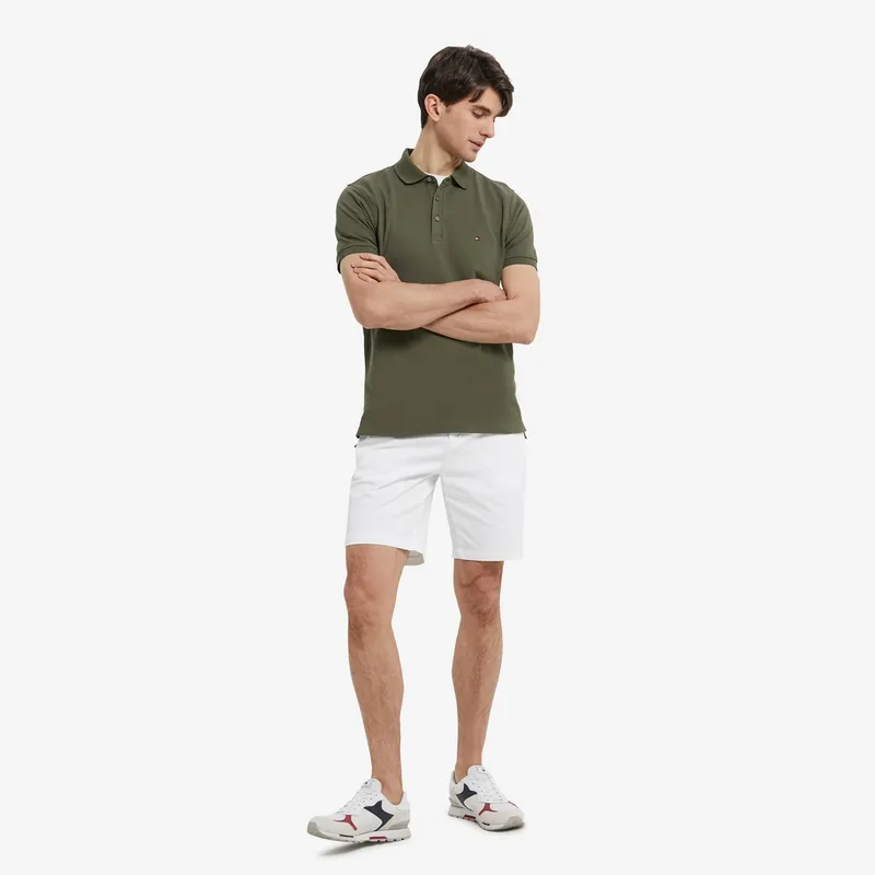 Tommy Hilfiger 1985 Series Polo Shirt Men's Rock Pine Green-4
