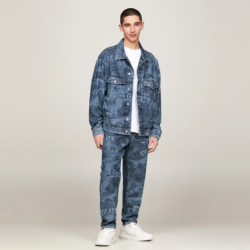 Tommy Hilfiger Denim Jacket Unisex Dark Denim Blue-4