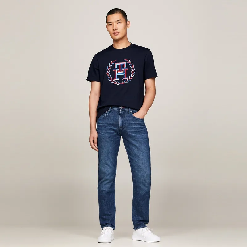 Tommy Hilfiger Logo embroidered T shirt-9