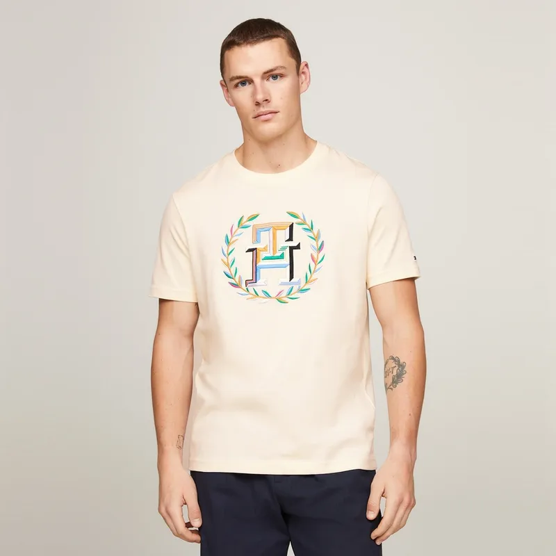 Tommy Hilfiger Logo embroidered T shirt-2