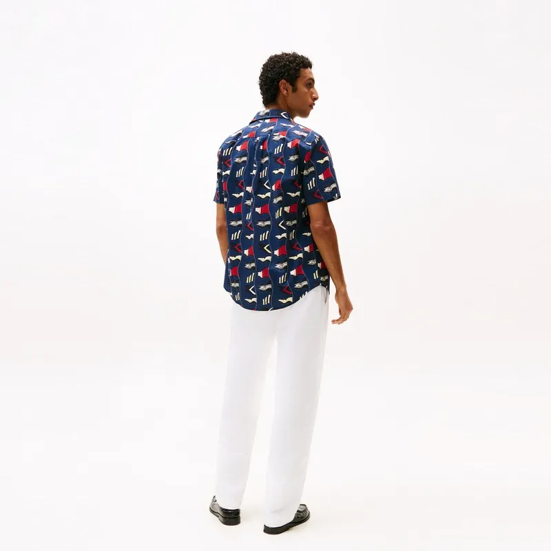 Tommy Hilfiger Shirt Men's Dark Blue Print-2