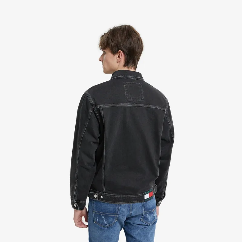 Tommy Hilfiger Denim Jackets Unisex Black-3
