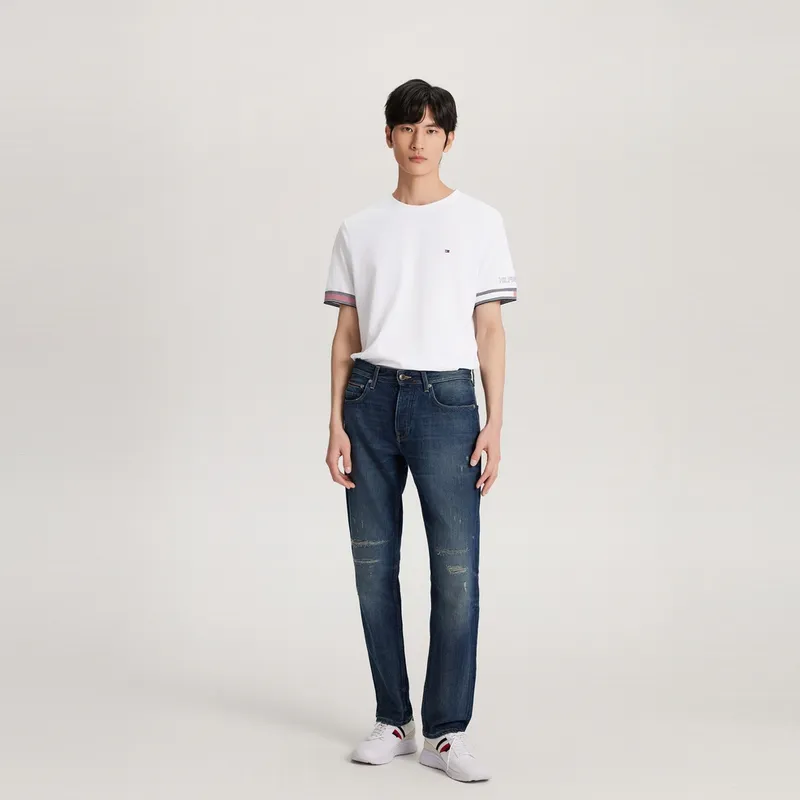 Tommy Hilfiger Logo-embroidered T-shirt-14
