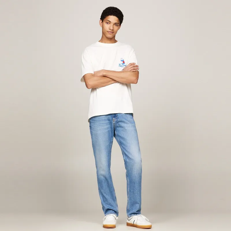 Tommy Hilfiger T-Shirt Unisex Ecru YBH-4